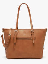 Schoudertas Zip Lulu castagnette Bruin zip ZAHERE
